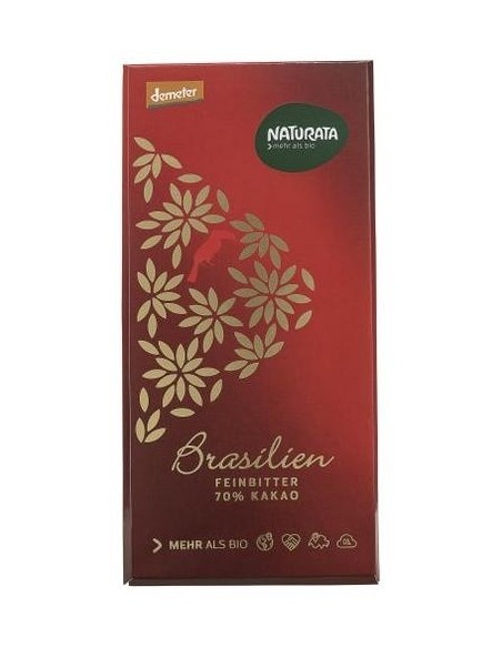 Chocolate Amargo Brasil 70% 80Gr.  Demeter de Cal Valls