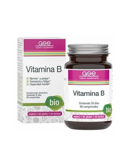 Vitamina B Comlex 60Comp. Bio Vegan de Gse