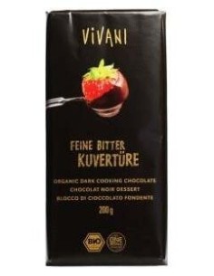 Chocolate Negro 70% Para Postres 200Gr. Bio Vegan de Vivani 2