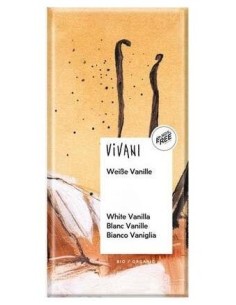 Chocolate Blanco Con Vainilla Bourbon 80Gr. Bio de Vivani 2