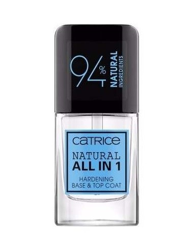 Natural All In 1 Hardening Base Top Coat 105 Ml de Catrice Cosmetics