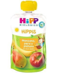 Pouches De Manzana Pera Y Platano  Bebibles 100Gr. de Hipp 2
