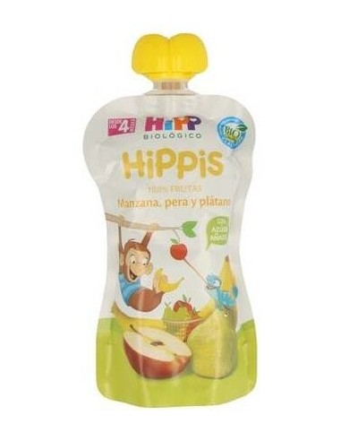 Pouches De Manzana Pera Y Plátano Bio 100 g  de Hipp
