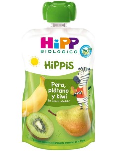 Pouches De Kiwi Pera Y Platano Bebibles 100Gr. Bio de Hipp 2