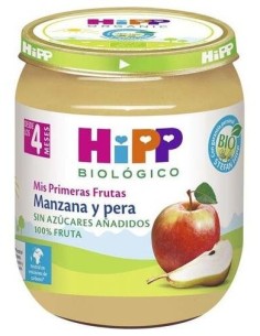 Potito Manzana Y Pera 4Meses 125Gr. Bio S/A de Hipp 2