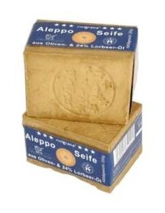 Jabon En Pastilla Alepo 24%+Laurel 200Gr. Bio de Savon Du Midi 2