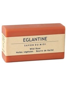 Jabon En Pastilla De Rosa Silvestre 100Gr. Bio de Savon Du Midi 2