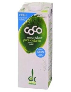 Coco Drink Natural Agua De Coco 1Lt. Bio de Dr. Martins 2