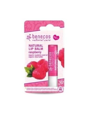 Bálsamo Labial Oliva karité Jojoba Frambuesa  4,8 gr. de Benecos