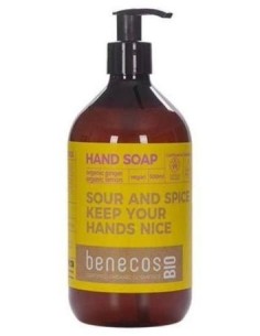 Jabon De Manos Jengibre Y Limon 500Ml. Bio Vegano de Benecos 2