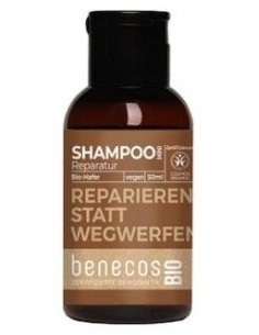 Champu Reparador Avena Mini Viaje 50Ml. Bio Vegano de Benecos 2