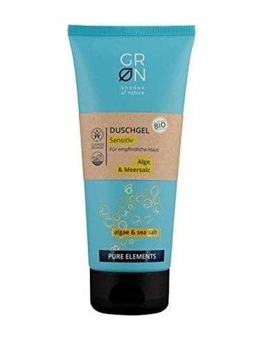 Gel de Baño Sensibles Chlorella y Sal Marina,200ml Pure Elements de Grn