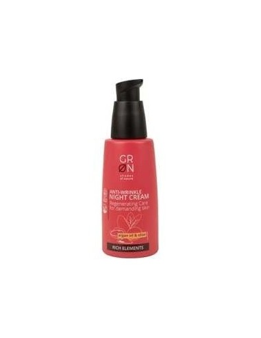 Crema de Noche Intensa Anti-Arrugas Argán y Oliva,50ml Rich Elements de Grn