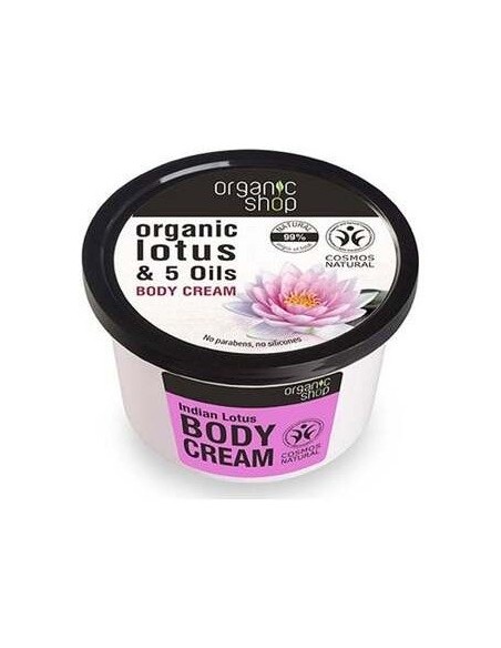 Crema Corporal Calmante Loto-5 Aceites 250Ml. de Organic Shop