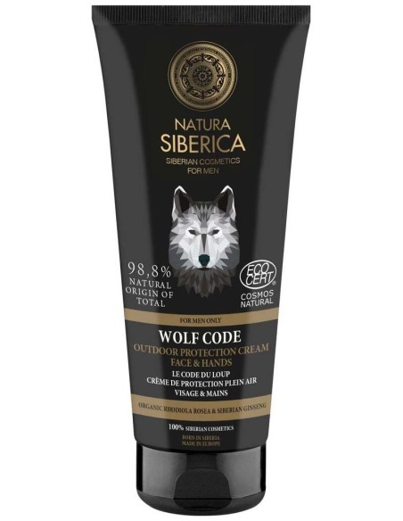 Wolf Code Men Crema Protectora Facial-Manos 80Ml. de Natura Siberica