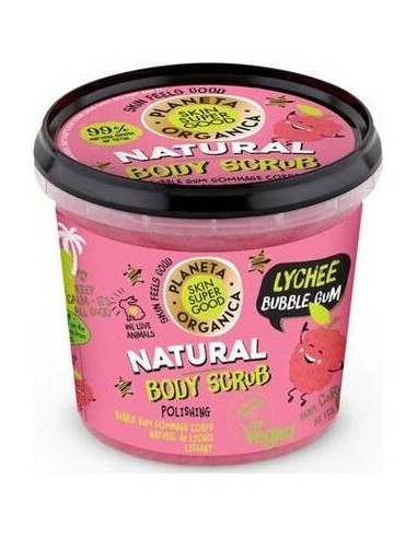 Exfoliante Corporal Lychee Bubble Gum 360Ml. de Skin Super Good