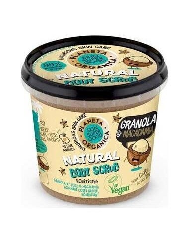 Exfoliante Corporal Granola-Macadamia Nut 360Ml. de Skin Super Good