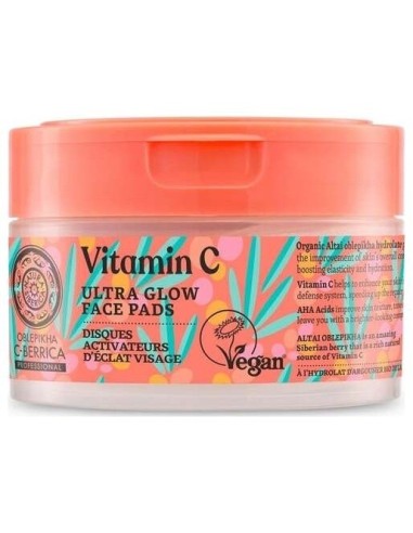 Oblepikha C-Berrica Discos Faciales Ilumina 20Ud de Natura Siberica