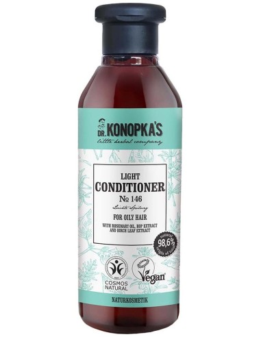 Acondicionador Ligero Cabello Graso 280Ml. Vegan de Dr. Konopka´S