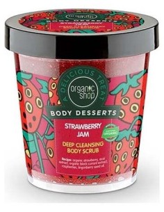 Exfoliante Corp Profunda Mermelada Fresa 450Ml. de Organic Shop 2
