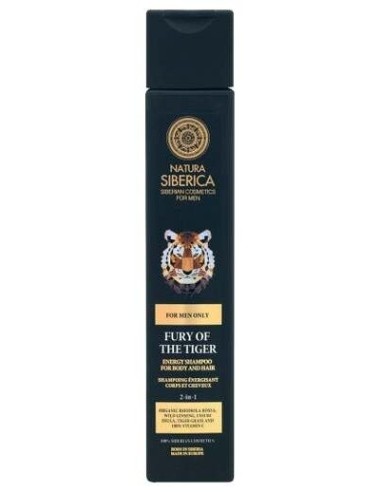 Fury Of The Tiger Men Champu Energizante  250Ml de Natura Siberica