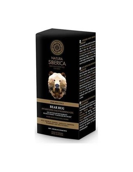 Bear Hug Men Gel Limpieza Facial 150Ml. de Natura Siberica