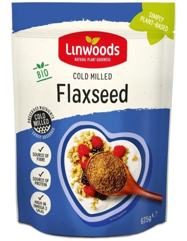 Semillas De Lino Molido 675Gr. Bio de Linwoods