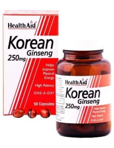Ginseng Coreano Raiz 50Cap. Health Aid de Health Aid 2