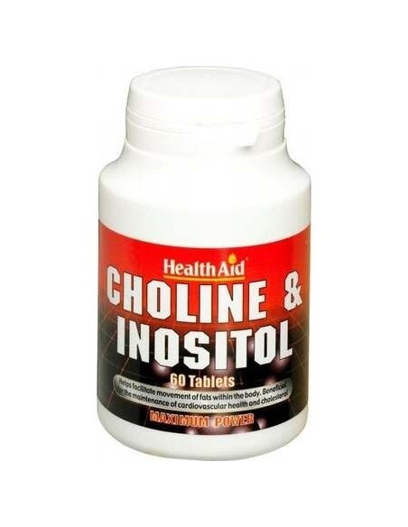 Colina/Inositol 250 Mg/250 Mg 60 Comp de Health Aid