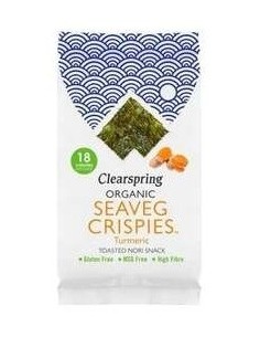 Alga Nori Con Curcuma Snack 4Gr. de Clearspring 2
