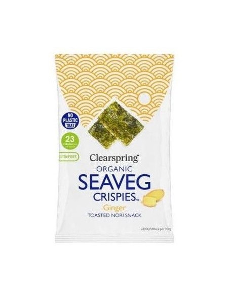 Alga Nori Con Jengibre Snack 4Gr. de Clearspring