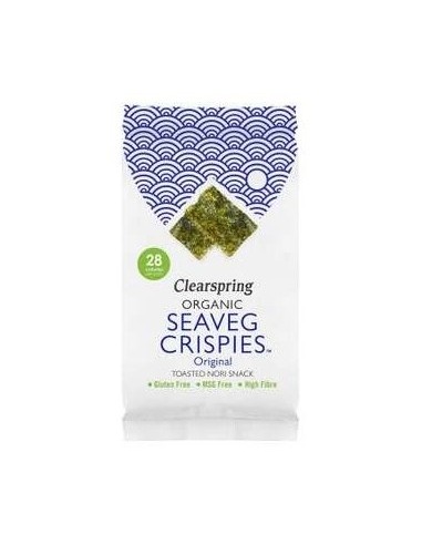 Alga Snack Nori Bio 4 g de Clearspring