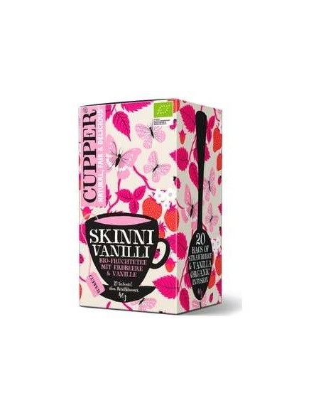 Fresa Y Vainilla  Infusion 20Bolsitas. Bio Vegan de Cupper