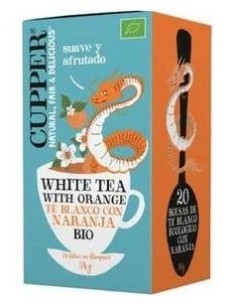 Te Blanco Con Naranja Infusion 20Bolsitas. Bio de Cupper 2