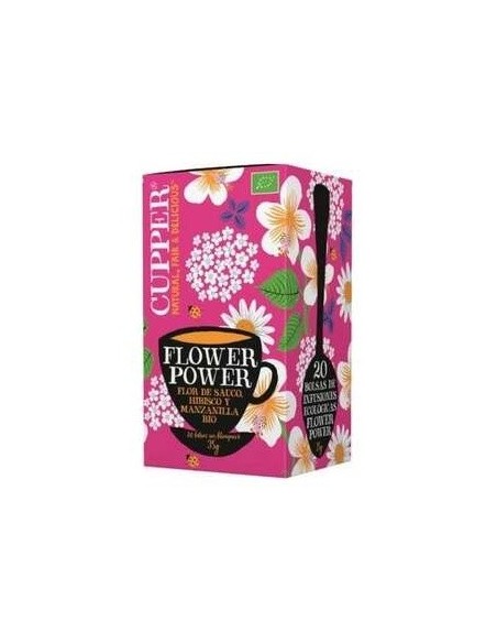 Flower Power Infusion 20Bolsitas. Bio de Cupper
