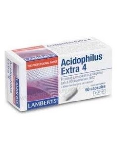 Acidophilus Extra 4 (4000 millones por cápsula) de Lamberts 2