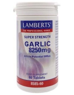 Ajo 8250 mg (Potencial de Alicina 5500 µg) de Lamberts 2