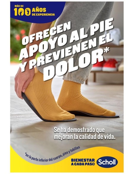 Scholl Plantilla Fascitis Plantar T/S 37-39,5 2 Un de Scholl
