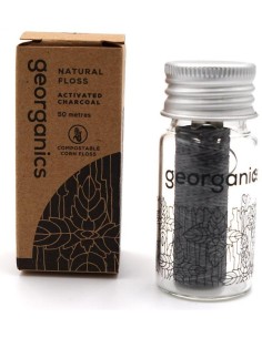 Hilo Dental Carbon Activado 50 M de Georganics 2