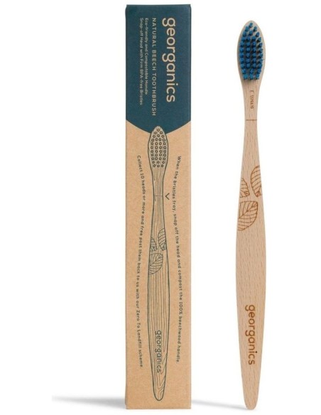 Cepillo Dental Madera De Haya  Hard de Georganics