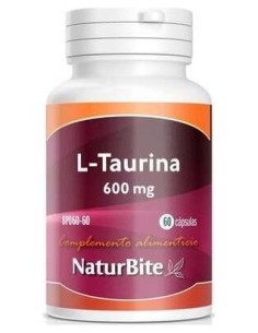 L-Taurina 600Mg. 60Cap. de Naturbite 2