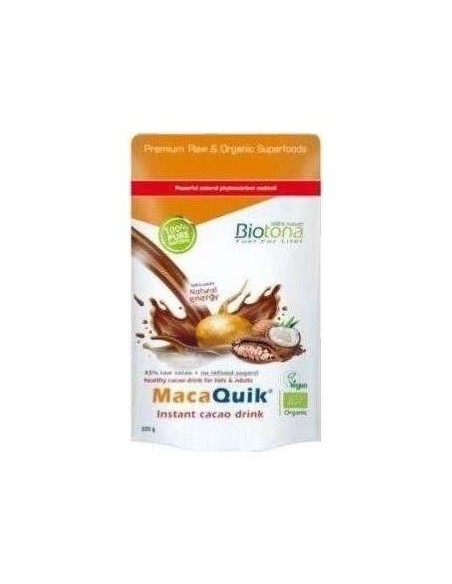 Macaquik Instant Cacao Drink 200Gr. Bio de Biotona