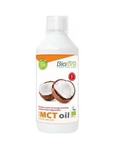Pure Mct Oil Aceite De Coco 500Ml. Bio de Biotona