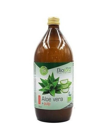 Aloe Vera+Pulpa Jugo 1L. Bio Vegan de Biotona