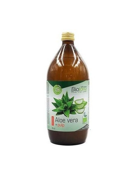 Aloe Vera+Pulpa Jugo 1L. Bio Vegan de Biotona