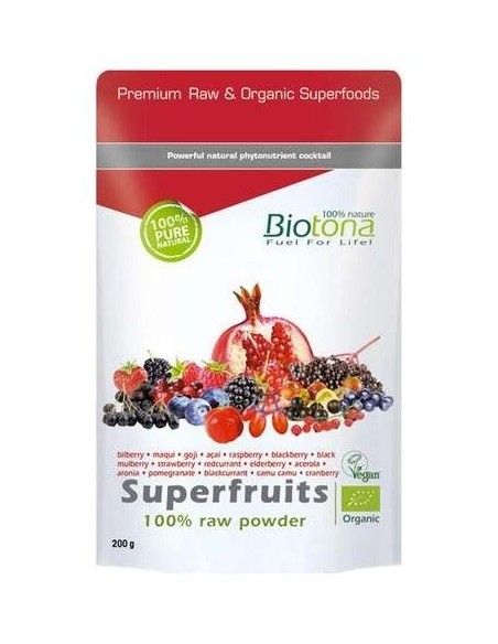 Superfruits Raw 150Gr. Bio de Biotona
