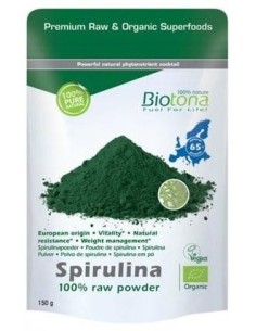 Spirulina Raw 150Gr. Bio Vegan de Biotona 2