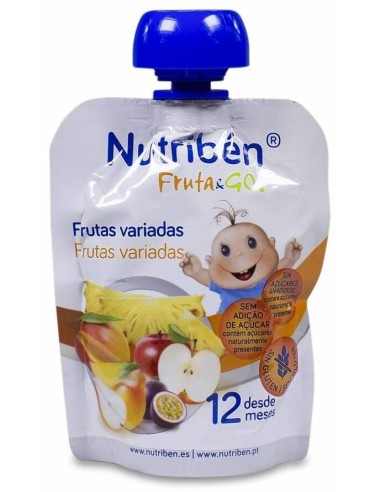 Nutriben Fruta And Go Frutas Variadas 90Gr. de Nutriben