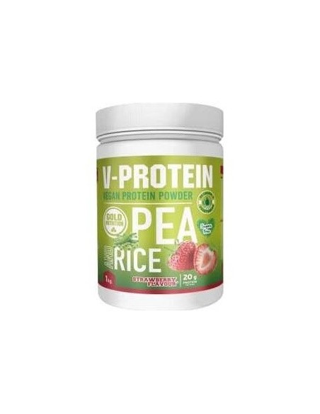 V-Protein Fresa 1Kg. de Gold Nutrition