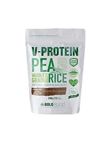 V-Protein Chocolate 240Gr. de Gold Nutrition